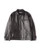 Schott Leather Tracker Jacket, Men's, Size 2XL, 010, Black, 782-5950014