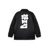 Nike Solid Logo Print Polo Jacket Men Jackets Black DQ4192-010