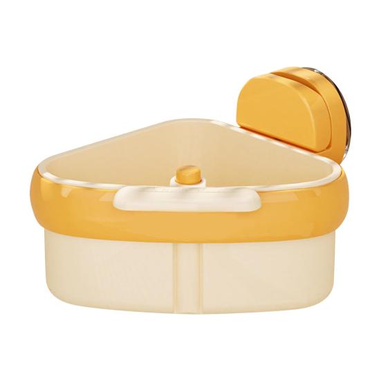 Suction Cup Kitchen Sink Strainer Basket Large Capacity Simple Installation Corner Sink Trash Catcher Sponge Holder