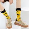 Halloween Socks with Scary Skulls, Vampire Teeth, and Pumpkin Faces Charm Designing Woman Man Autumn Winter Socks