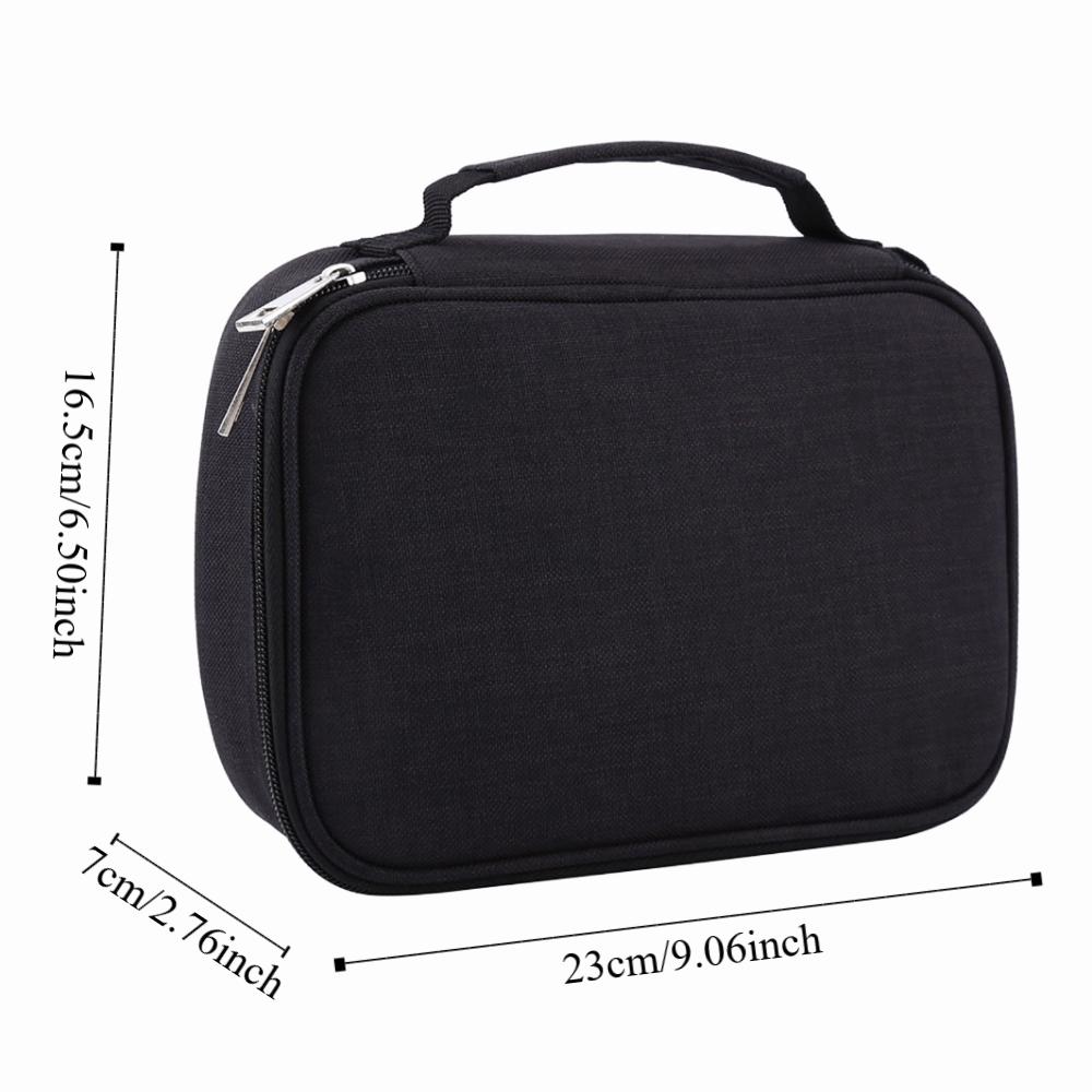 Multifunction Art Pencil Case Black/Blue/Purple Pencil Case Organizer  Stationery Organization