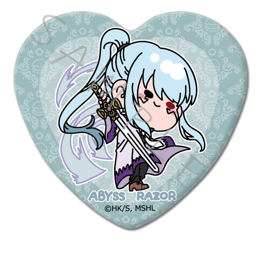 TV Anime  Mashle  MH [Abyss Razor] Heart-Shaped Can Badge
