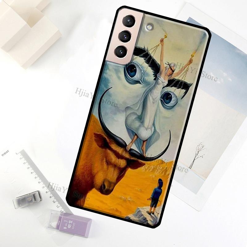 Salvador Dali Art Case For Samsung Galaxy S23 Ultra Note 20 10 S9 S10 Plus S20 S21 FE S22 Ultra Phone Cover