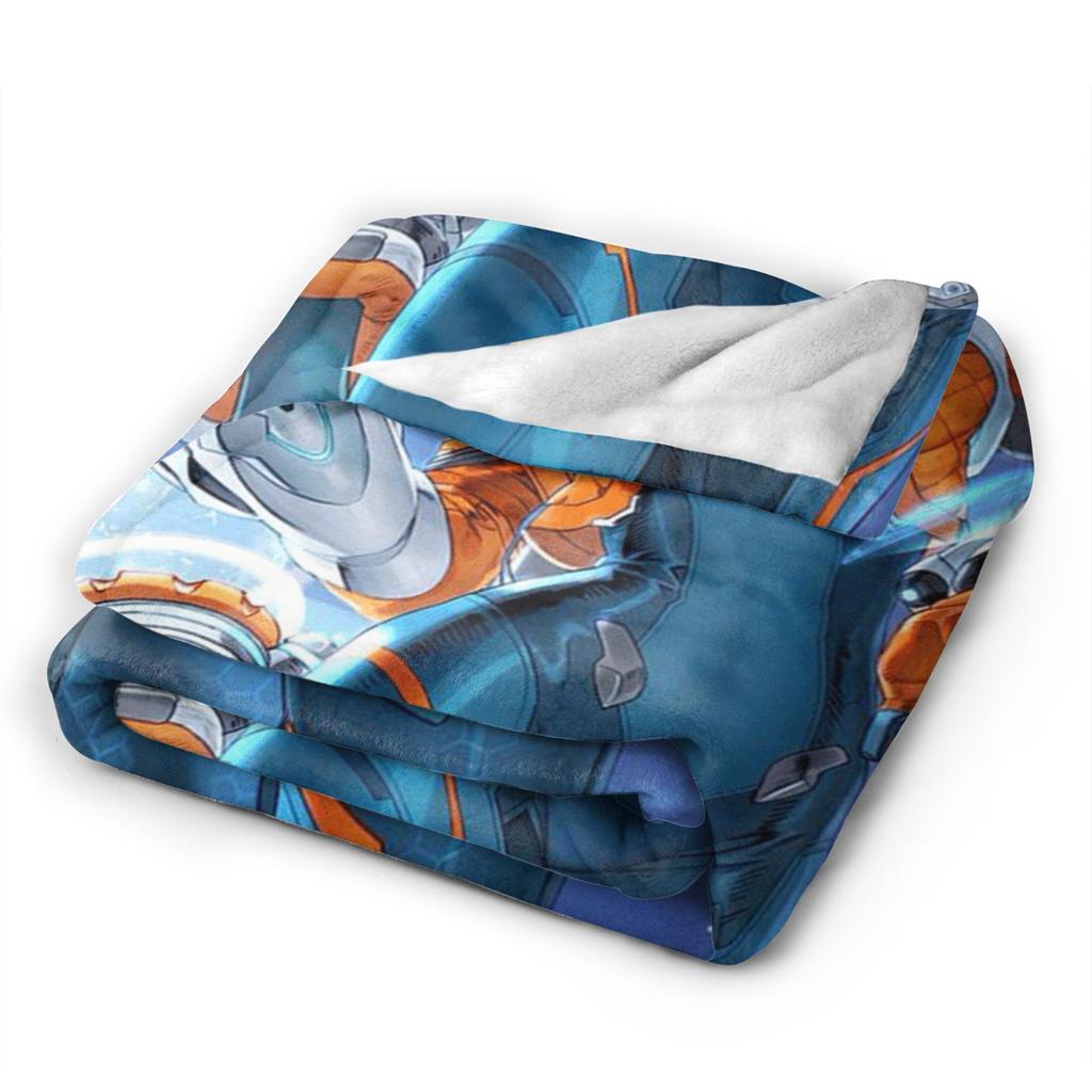Overwatch Juno Blanket  Warm Street Trend Plush Bedding Throws For Kids Living Room Flannel Bedspread Bed Cover