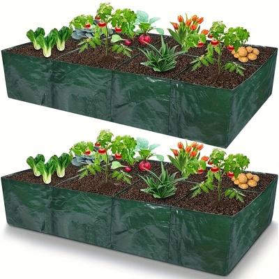 Saco de Cultivo Plantador de Jardim de Plantas Vaso de Viveiro de Flores e Vegetais Vaso de Flores Redondo Recipiente de Crescimento de Cultivo Externo