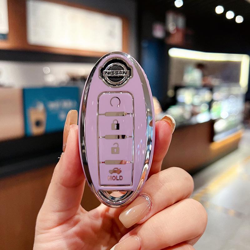 TPU Key Cover for Nissan: Qashqai, Teana, Sylphy, Murano, Dongfeng, Tiida, Sunny.