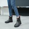 Women's Short Rain Boots Pvc Non-Slip Water Shoes Outdoor Waterproof Shoes Women's  Water Boots