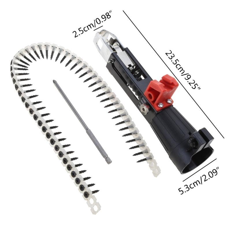 652F Automatic Chain Guns Adapter Screw Guns for Electric Drill Woodworking Tool