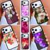 Bunte Orchideen-Blumen Handyhülle für iPhone 17ProMax 12 13 14 15 16e 17 Pro Max Plus Air Cover