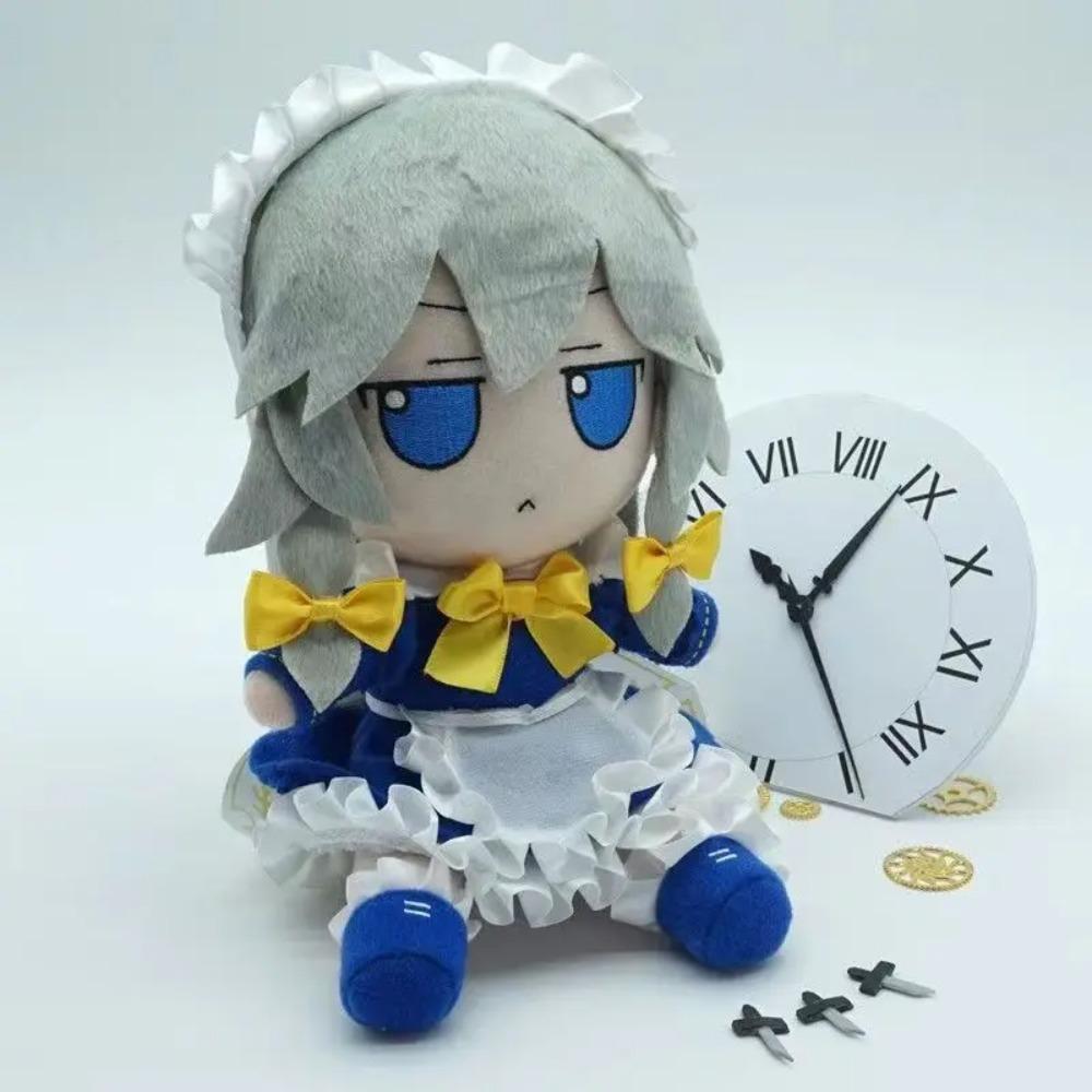 20cm Touhou Project Plush Doll Fumo Komeiji Koish Sakuya Izayoi Anime Peripheral Ragdolls Cosplay Handmade Customized Gifts