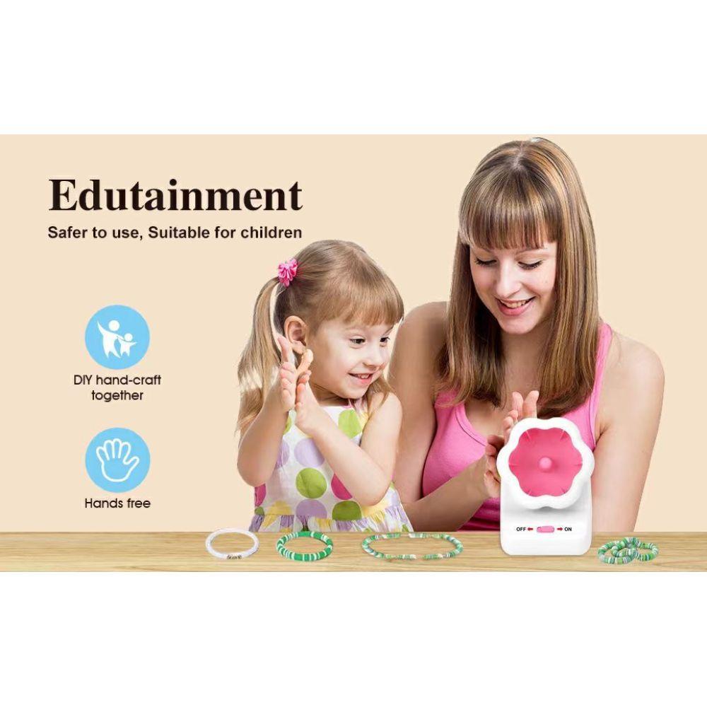 Elektrische automatische Perlenmaschine Perlenschale DIY manuelle Perlenmaschine weiches Keramikstück Reisperlen Perlenwerkzeug Perlengerät