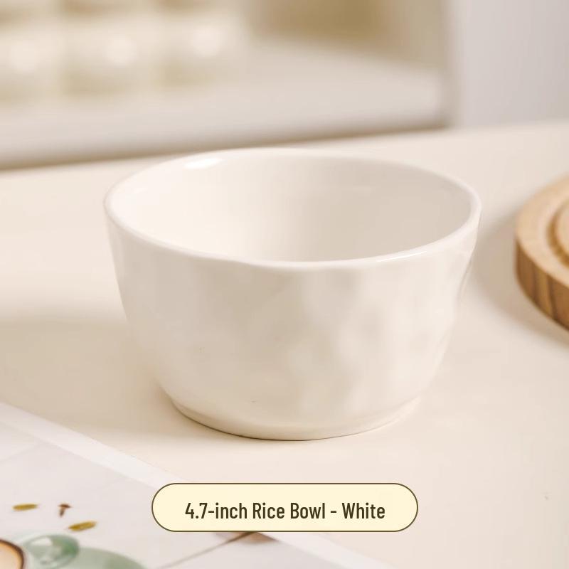 2023 Stylish 5-Inch Ceramic Rice Bowl, Perfect for Home and Personal Use