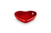 LE CREUSET Sphere Heart Plate, 23cm, Cherry Red, Heat and Cold Resistant, Microwave and Oven Safe, Oven Dish, Bakeware [Official Japanese Product]