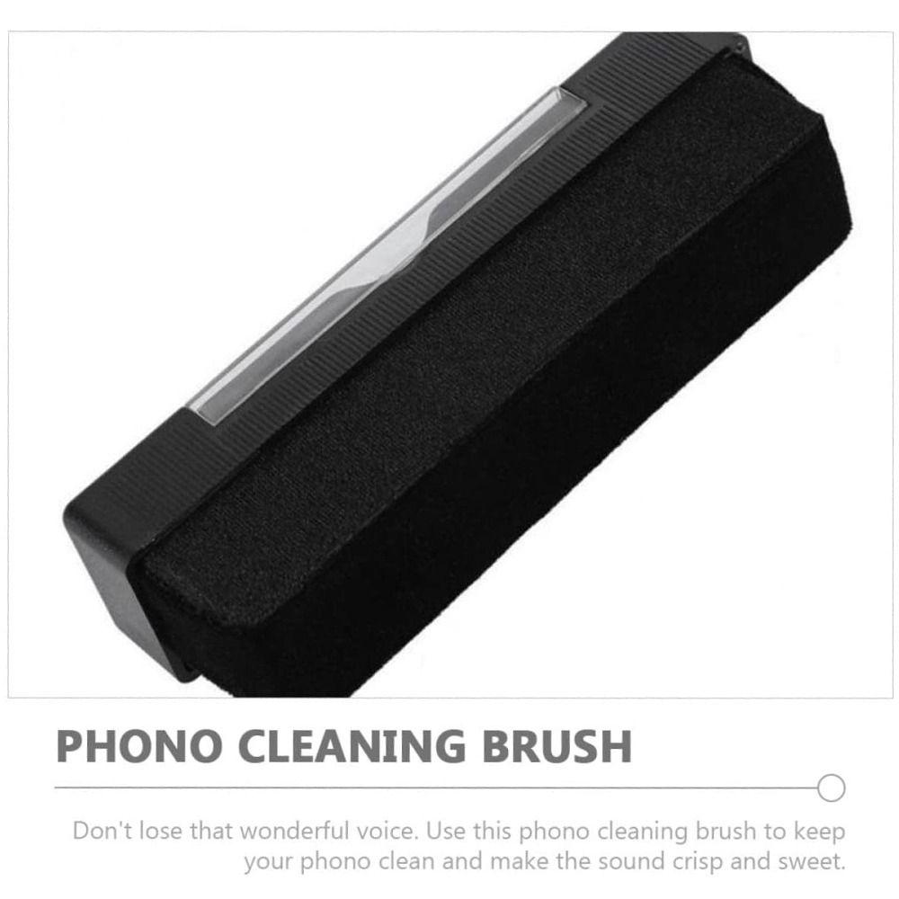 Soft Bristles Vinyl Record Cleaner Kit Nylon Brush Vinyl Record Cleaning Brush Set  Household Use