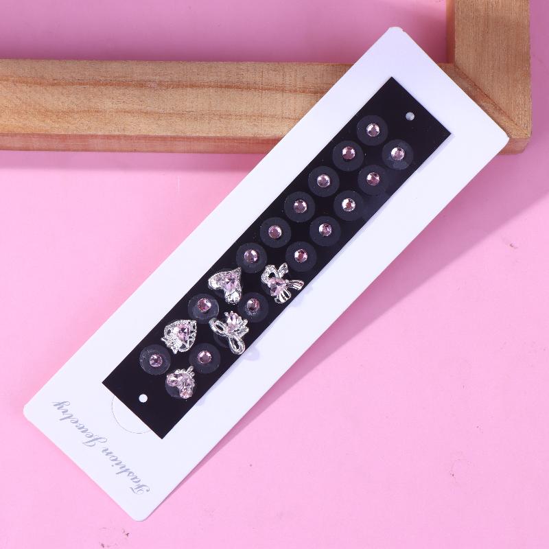 20Pcs/Sheet  Heart Bow  Ear Point Stickers Ear Pressure Stick Acupuncture Auricular Ear Stickers Massage