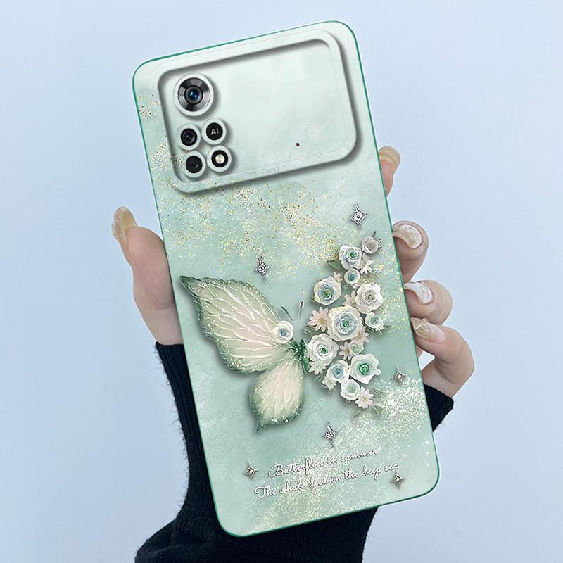 For Xiaomi Poco X4 Pro 5G Case Sweet Girls Cats Soft Silicone Phone Back Cover For Xiaomi PocoX4 M4 Pro Bumper Protective Casing
