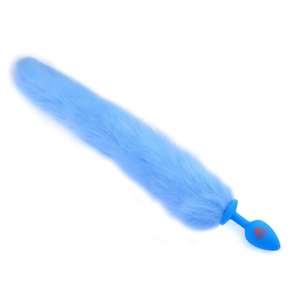 SM Training Cat Scratching Tail Role Play Masturbation Sex Toy Silicone Fox Tail Butt Plug Adult Sex Product