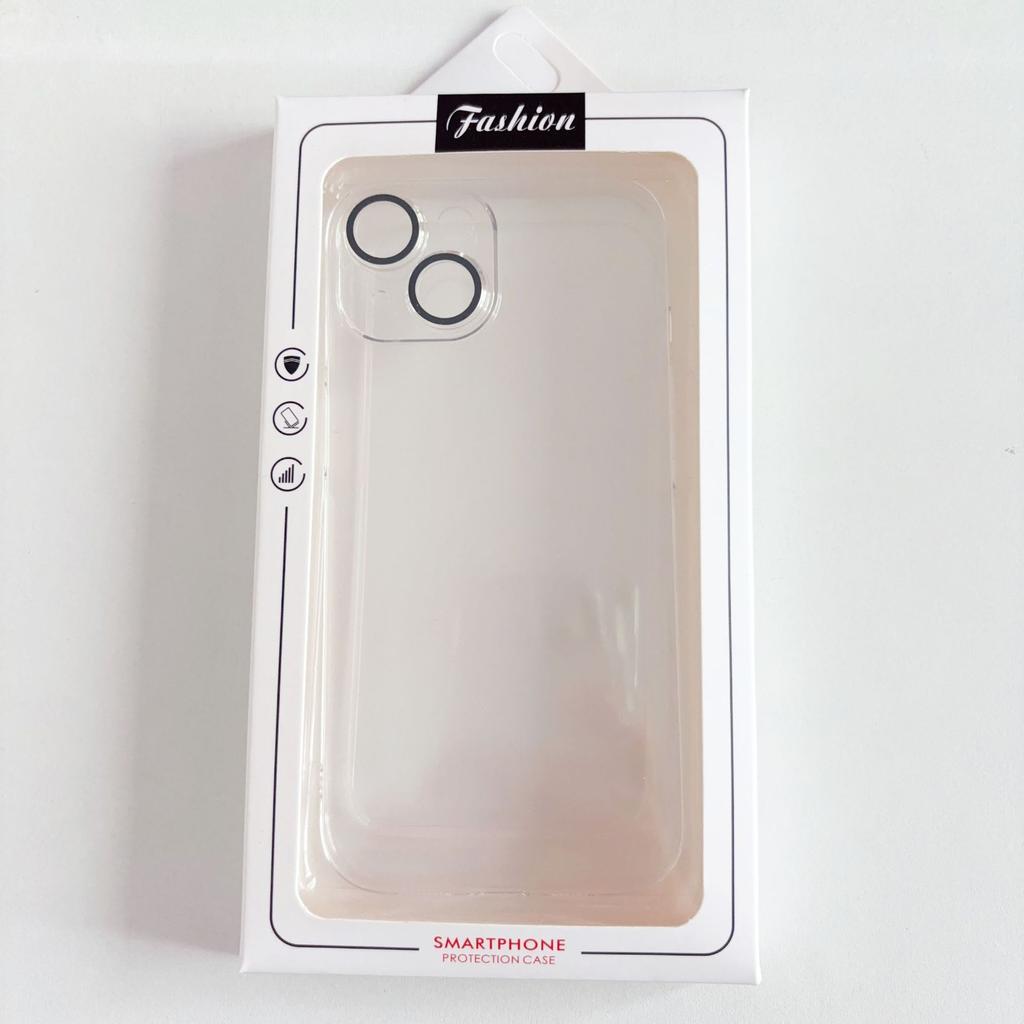 Comes with Lens Film for Apple 14promax Mobile Phone Case Transparent Hard Case IPhone 16 Protective Case