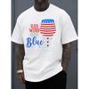 Europäische Größe Rotwein & Blaue Sterne T-Shirt für Herren Grafische T-Shirts Weiß Elegant Lässig Erfrischend und Leicht, Perfekt für Sommer Sport