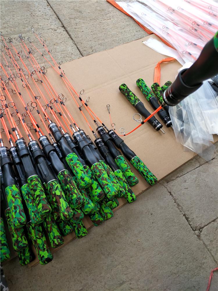 Ice Fishing Rod - Soft Tip Jointed, 50cm/60cm, Small Freshwater Fiberglass Rod