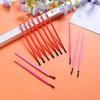 12.5cm Nylon Bristle Graffiti Brush with Plastic Handle for DIY Color Painting and Watercolor