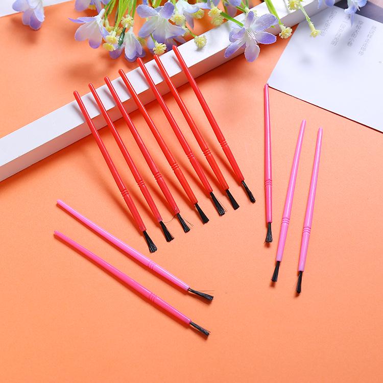 12.5cm Nylon Bristle Graffiti Brush with Plastic Handle for DIY Color Painting and Watercolor красный
