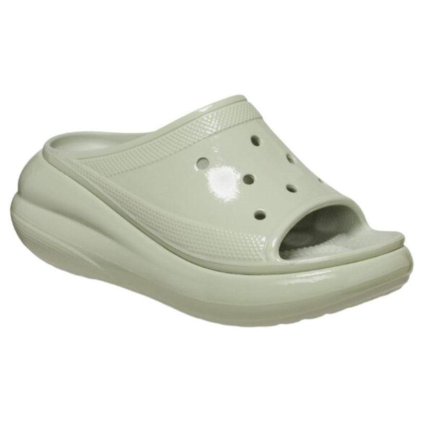 Crocs Crush High Shine Slides 'Light Green' Women's 209648-3VS