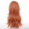 Angel Devil for Chainsaw Man Bangs Long Orange Brown Cosplay Wigs Halloween Costume Party AdultHair Wig