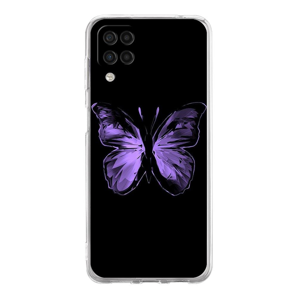 Clear Phone Case for Samsung Galaxy A13 A51 A71 A21S A12 A11 A31 A52 A41 A23 A53 A73 A32 5G A03S Soft Silicone Cover Butterfly
