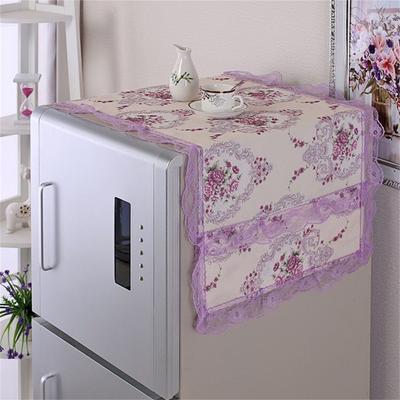 Household Hanging Bag Home Decor Dust Cover Flower Cloth Cover Refrigerator Cover