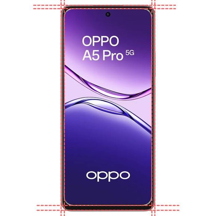 Gehärtetes Glas - Phonillico® - Oppo A5 Pro 5G - 4er-Pack - Kratzfest - Bildschirmschutz