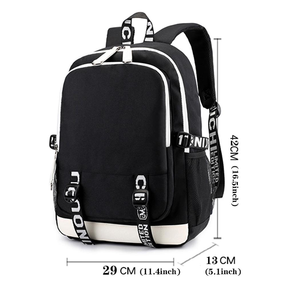 King Queen Letter Print Backpack Women Girls Fashion Travel Adjustable Shoulder Backpacks Outdoor School Bag for Couple