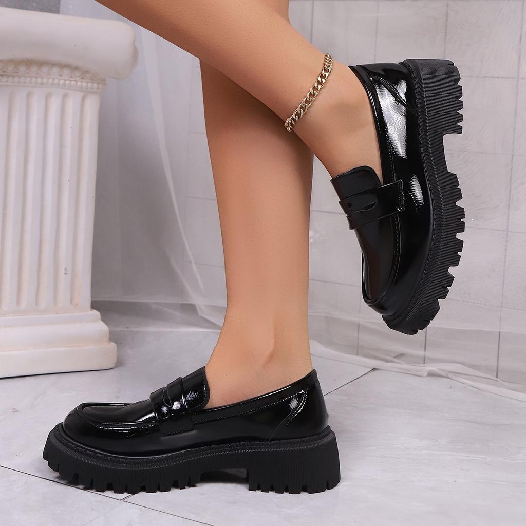 Fashion Platform Wedge Casual Sneakers Synthetic Leather Chunky Comfortable Shoes Spring Autumn Fashion High Brand Women Shoes