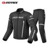 Men's Four Seasons Motorcycle Suit: Warm, Breathable, Waterproof Jacket & Windproof Pants.