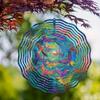 10 Inch Hanging Wind Spinner with 360 Degree Hook for Balcony Garden Decor Spring Summer Outdoor DecorationMetal Wind Chimes for Home Decor