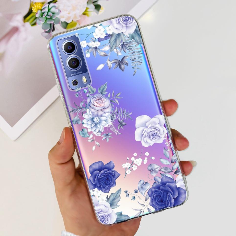 Für Vivo Y72 5G Y52 5G Y75s 5G Handy Maske Rückseite 2024 Neue Mode Stilvoll Klares Muster Hüllen Für Vivo V2041 2053 Weiche Hülle