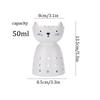 Cute Cat Ceramic Essential Oil Burner - Aromatherapy Wax Melt Warmer Tealight Holder for Home Fragrance & Decor