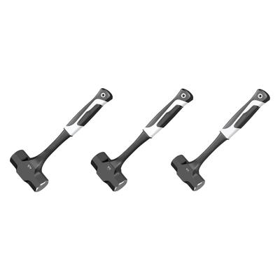 High Carbon Steel Construction Demolition Hammer Suitable For Wall Breaking Heavy Duty Sledge With Shock Absorbing Grip