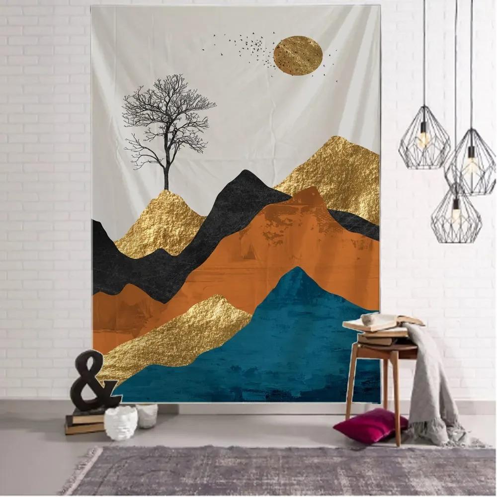 

Абстрактное искусство, декоративный гобелен, украшение для дома, стены, офиса, гостиной, гобелен 100x75cm