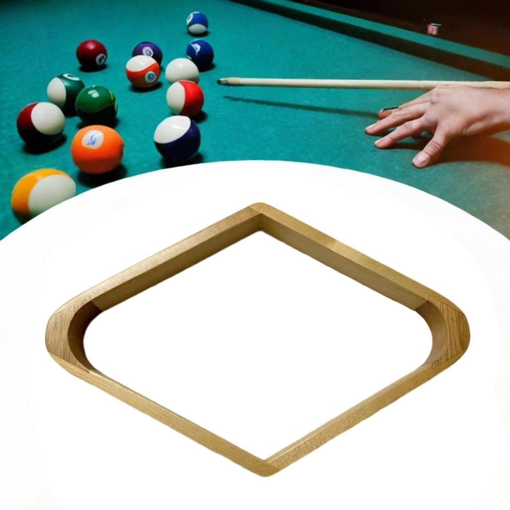 Pool Ball Rack,Practice Sturdy,Easy Carrying Billiards Frame,Indoor Sports Positioning Rack Pool Table Ball Holder Ornament