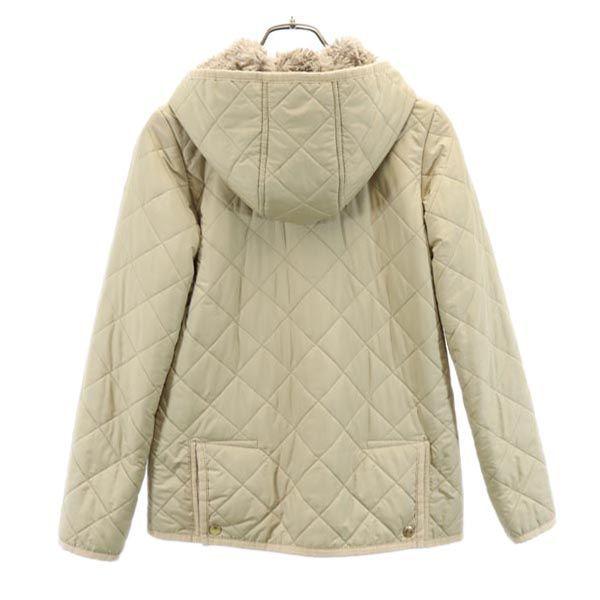 Mackintosh Made In the UK Quilted Jacket 34 Beige Back Bore Women Used