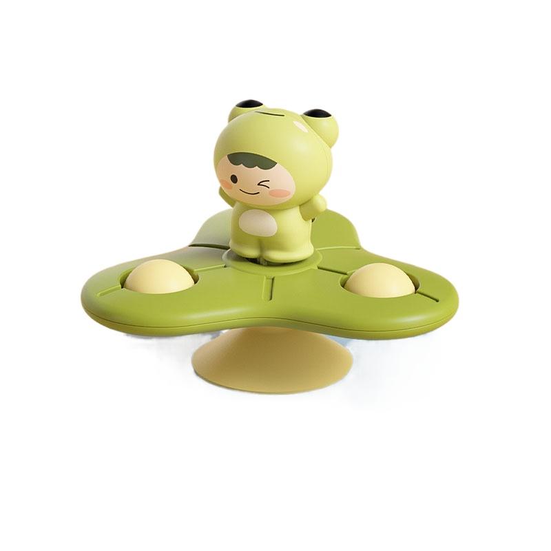Baby Montessoris Spin Cup Top Bath Toys Bathing Sucker Spinner Suction Sensory Toy Rotating Rattles Early Educational Fidget Toy