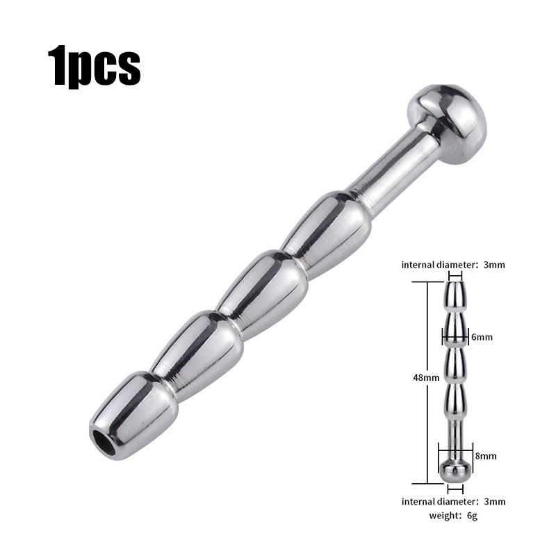 Uretrální dilatace Kovové katetry Anální kuličky Pro Pánskou Sexuální Hračku Anální Kolík 5/6/7/8/9/10/mm Stimulace Penisu Hůlka Koňské Oko