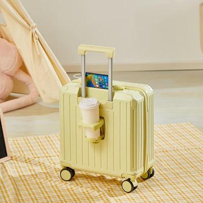 OEING Carry-On Luggage with Cup Holder