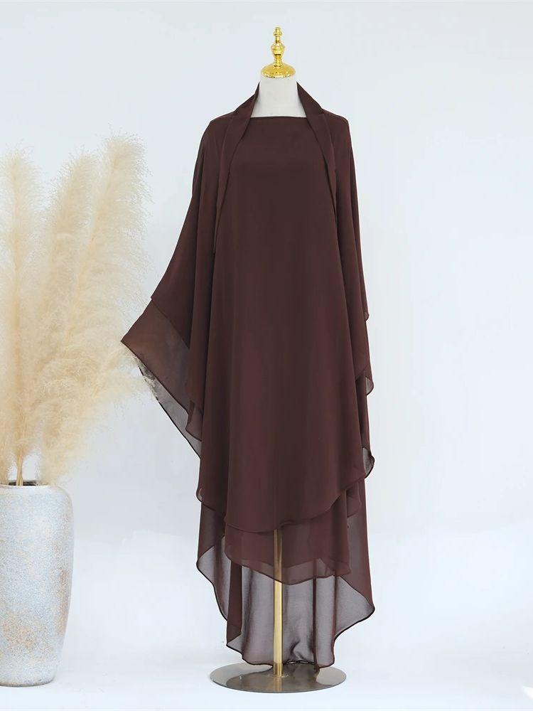 Ramadan Khimar Abaya Saudi Arabia Turkey Islam Muslim Hijab Dress Prayer Clothes Abayas for Women Kebaya Robe Femme Musulmane
