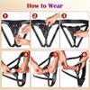 Adjustable Dildo Strap Leather Pants, 3-Size Metal O-Ring, Adult Sex Game, Female Sex Toy Sexy Woman Sexshop