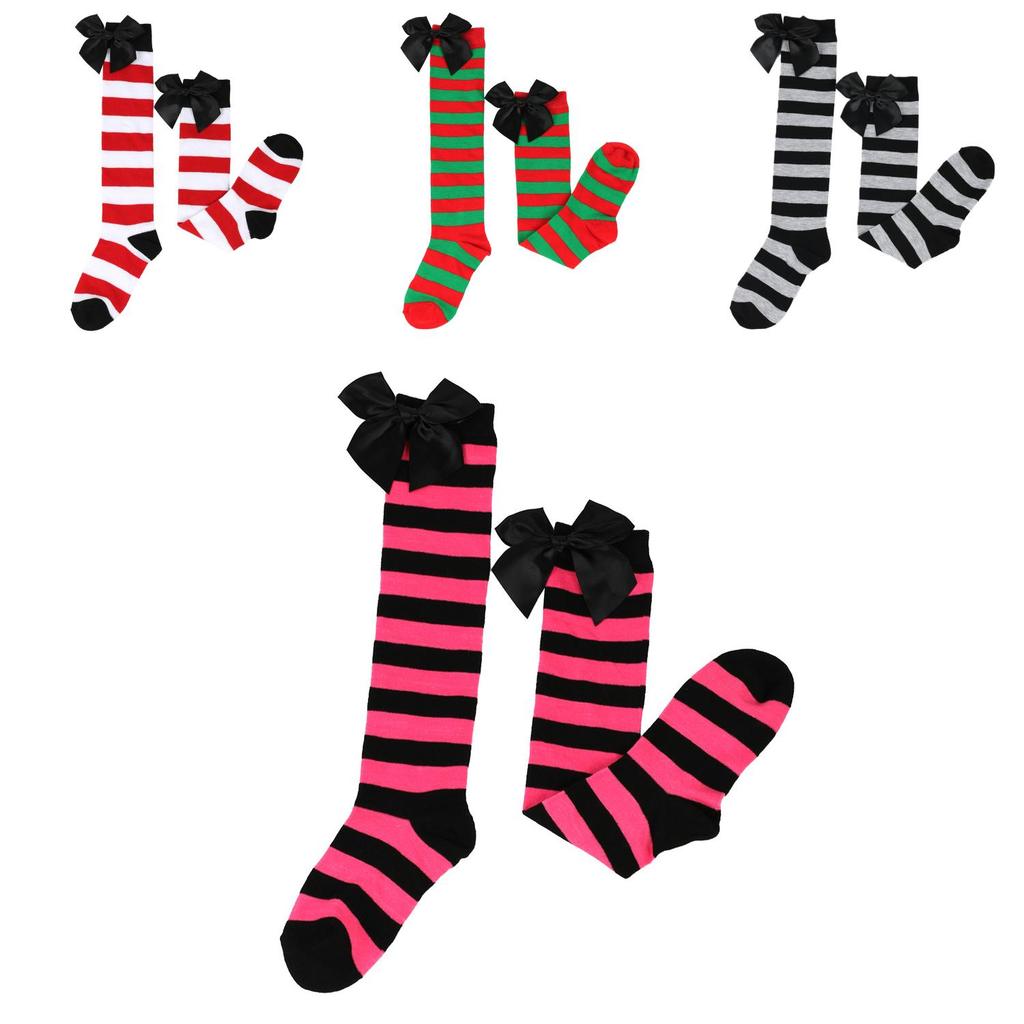 High-quality Striped/plaid Patterned Socks For Girls Packaged In Bags Characters)
