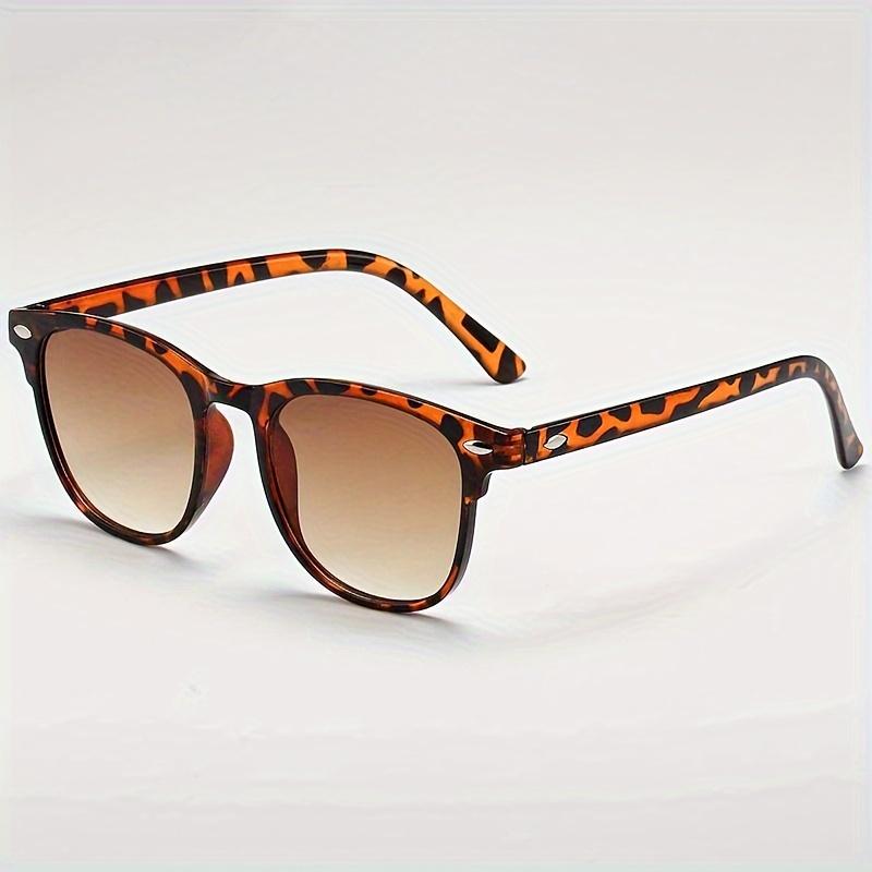 Vintage Frame SunGlasses for Women Men, Fashion Anti Glare Sun Shades for Driving Beach Travel