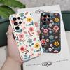 Flowerstalk Flower Phone Case For Samsung Galaxy S25 S24 S23 S22 S21 S20 Ultra FE S10 S10E Plus Note 20 Ultra Silicone Cover