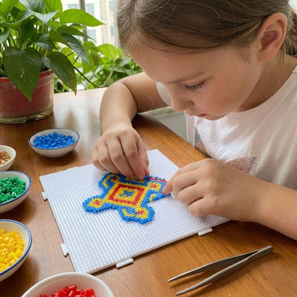 2.6mm Beads Perler Beads Boards Heat Resistant Hama Beads Pegboards Puzzle Making